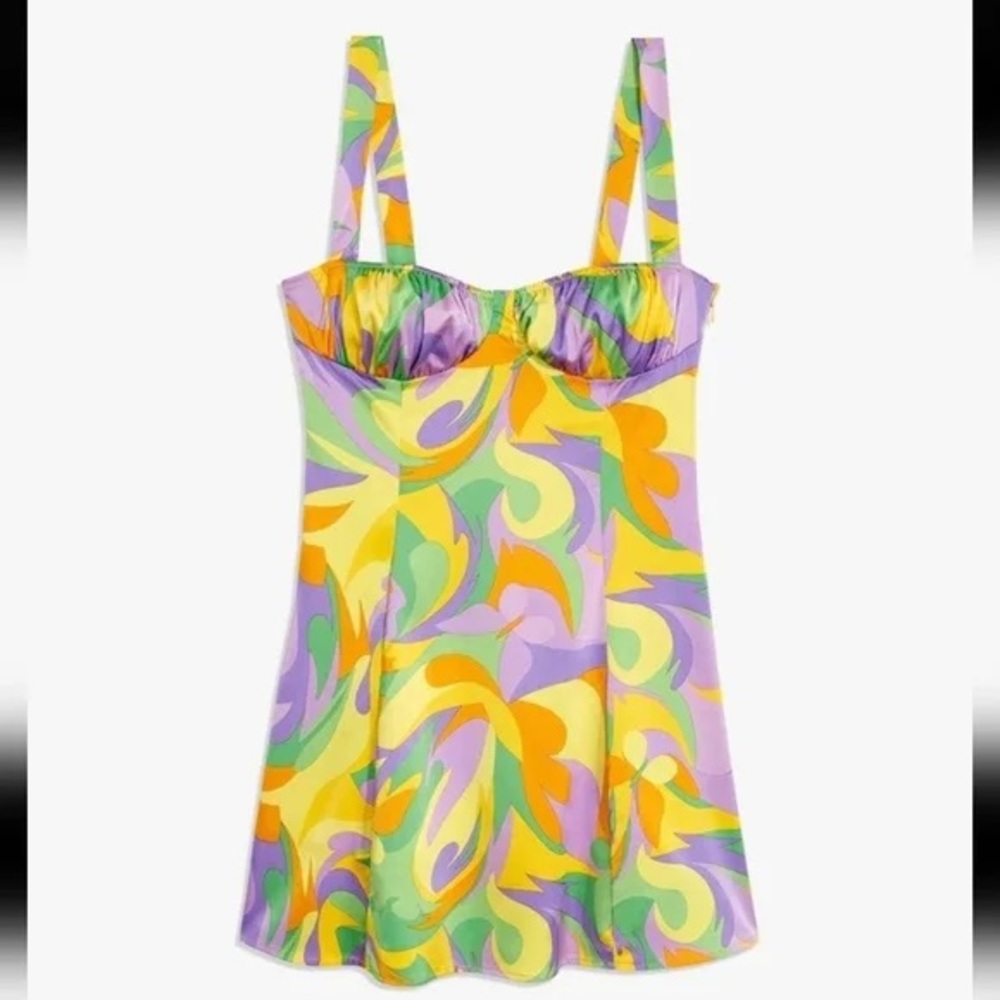 Danielle Bernstein WeWoreWhat Ruched Cup Princess Saved By The Bell Dress